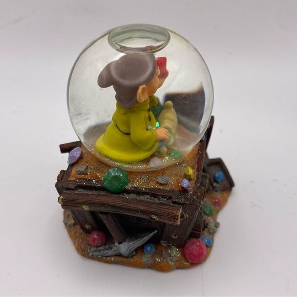 Disney Dopey Gem Mining Cart Mini Snow Globe - Picture 4 of 6